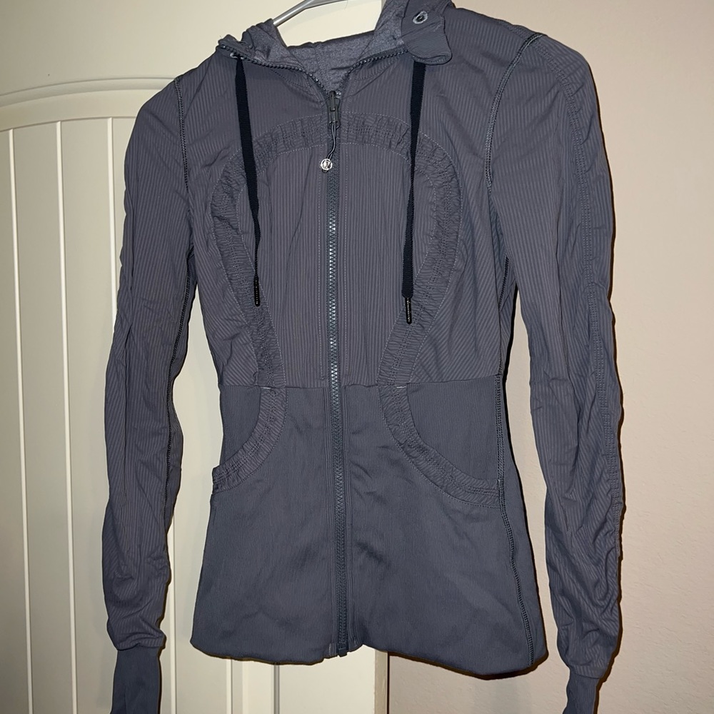 Selling gray lululemon zip up